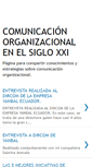 Mobile Screenshot of comunicacinorganizacionalenelsigloxxi.blogspot.com