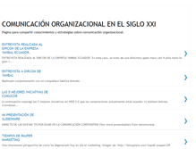 Tablet Screenshot of comunicacinorganizacionalenelsigloxxi.blogspot.com