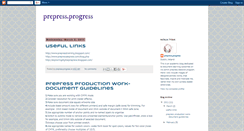 Desktop Screenshot of prepress-progress.blogspot.com