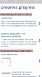 Mobile Screenshot of prepress-progress.blogspot.com