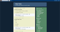 Desktop Screenshot of dailyfijian.blogspot.com