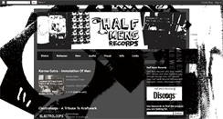 Desktop Screenshot of halfmensrecords.blogspot.com