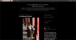 Desktop Screenshot of aglimpseofcuba.blogspot.com