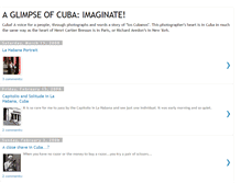 Tablet Screenshot of aglimpseofcuba.blogspot.com