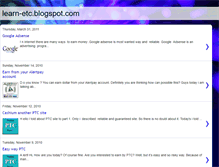 Tablet Screenshot of learn-etc.blogspot.com