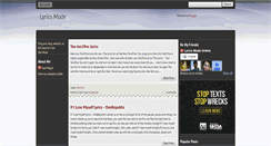 Desktop Screenshot of e-lyricsmode.blogspot.com