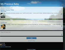 Tablet Screenshot of mypreciousbabygirl.blogspot.com