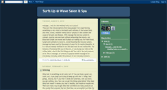 Desktop Screenshot of catchthewaveatwavesalonspa.blogspot.com