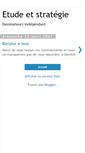 Mobile Screenshot of etude-strategie.blogspot.com