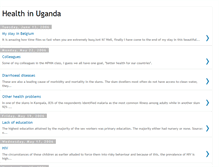 Tablet Screenshot of healthinuganda.blogspot.com