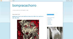 Desktop Screenshot of bompracachorro.blogspot.com