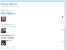 Tablet Screenshot of bompracachorro.blogspot.com