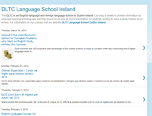 Tablet Screenshot of dltclanguageschoolireland.blogspot.com