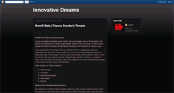 Desktop Screenshot of innovative-dreams.blogspot.com