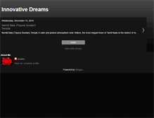 Tablet Screenshot of innovative-dreams.blogspot.com