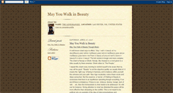 Desktop Screenshot of mayyouwalkinbeauty.blogspot.com