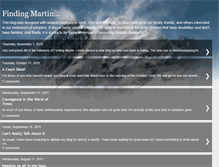Tablet Screenshot of findingmartin.blogspot.com
