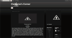 Desktop Screenshot of claibornescorner.blogspot.com