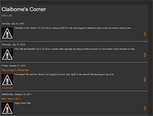 Tablet Screenshot of claibornescorner.blogspot.com