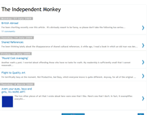 Tablet Screenshot of independentmonkey.blogspot.com