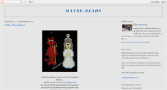 Desktop Screenshot of maybe-beads.blogspot.com