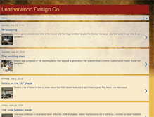 Tablet Screenshot of leatherwooddesignco.blogspot.com