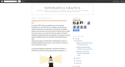 Desktop Screenshot of ignoranciagrafica.blogspot.com