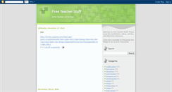 Desktop Screenshot of freeteacherstuff.blogspot.com