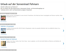 Tablet Screenshot of fehmarn-urlaub.blogspot.com