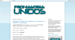 Desktop Screenshot of professores-unidos.blogspot.com