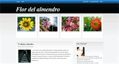 Desktop Screenshot of flordelalmendro.blogspot.com