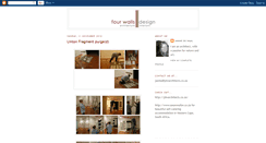 Desktop Screenshot of fourwallsdesign.blogspot.com