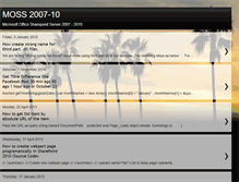 Tablet Screenshot of moss2007-10.blogspot.com