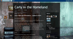 Desktop Screenshot of carlyinthehomeland.blogspot.com