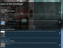 Tablet Screenshot of carlyinthehomeland.blogspot.com