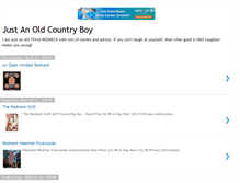 Tablet Screenshot of justanoldcountryboy.blogspot.com