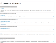 Tablet Screenshot of elsonidodemismanos.blogspot.com