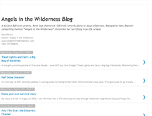 Tablet Screenshot of angelsinthewilderness.blogspot.com