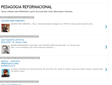 Tablet Screenshot of pedagogiareformacional.blogspot.com