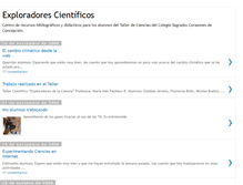 Tablet Screenshot of exploradorescientficos.blogspot.com