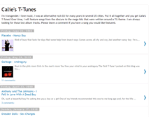 Tablet Screenshot of caliesttunes.blogspot.com