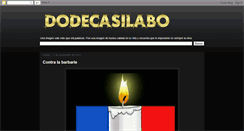 Desktop Screenshot of dodecasilabo.blogspot.com