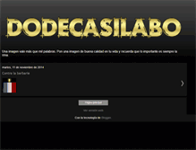 Tablet Screenshot of dodecasilabo.blogspot.com