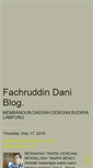 Mobile Screenshot of fachruddindani.blogspot.com