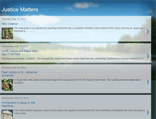 Tablet Screenshot of csjjusticematters.blogspot.com
