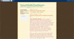 Desktop Screenshot of naturalhealthpractitioners.blogspot.com