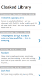 Mobile Screenshot of cloakedlibrary.blogspot.com