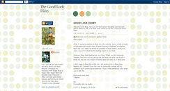 Desktop Screenshot of goodluckdiary.blogspot.com