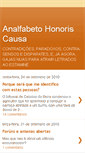 Mobile Screenshot of analfabetohonoriscausa.blogspot.com