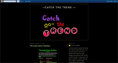 Desktop Screenshot of catchthetrend.blogspot.com